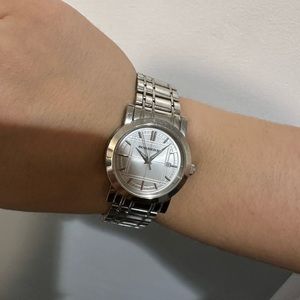Burberry stainless silver watch